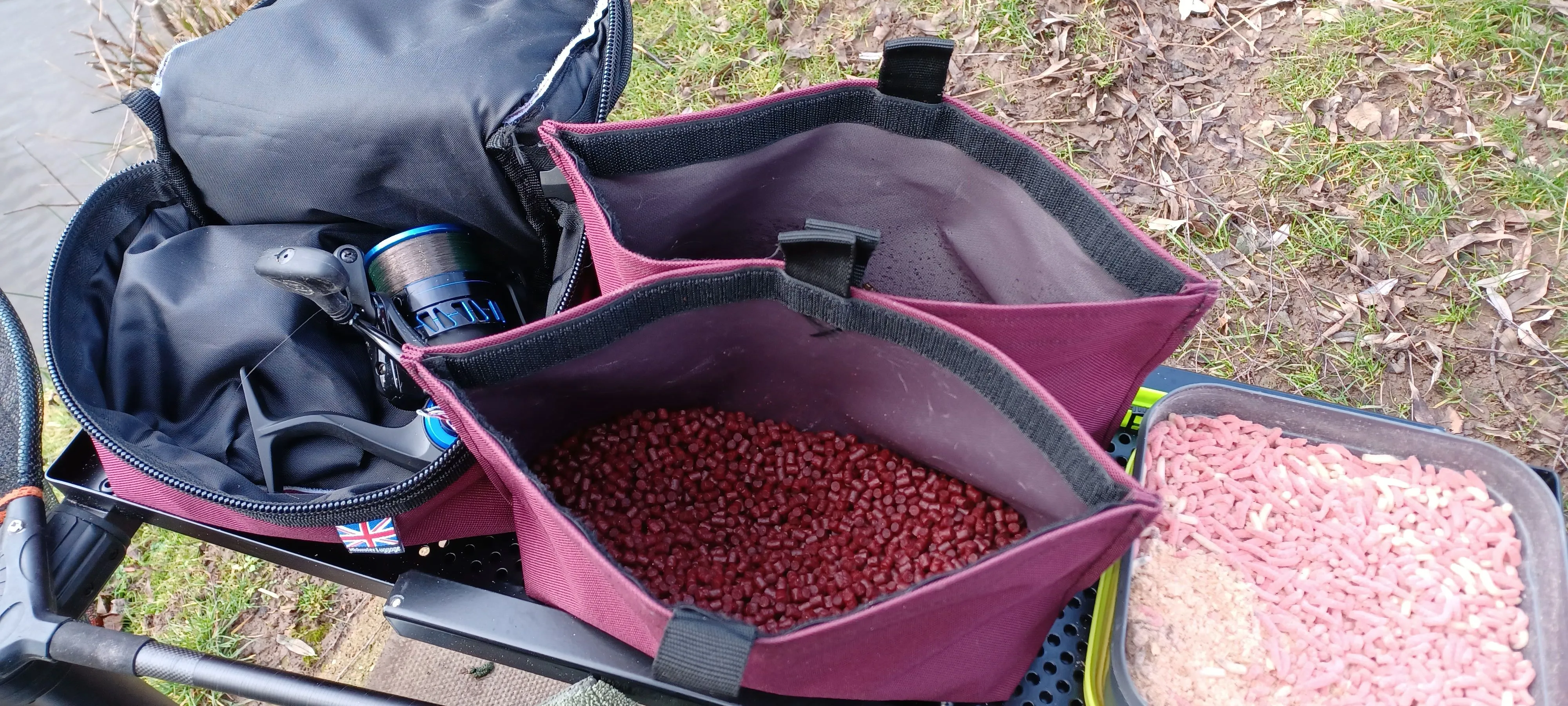 Midwater Pellet Tote Bag.  Hard Pellet Bag.