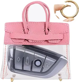Mini Creative Handbag Design Car keychain,Women Car Key Bag Mini Handbag,Exquisite Transparent Small Handbag,Headphone Bags