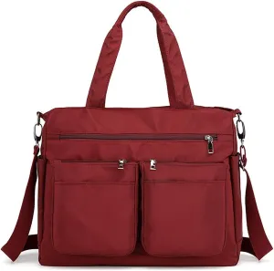 MINTEGRA Work Bags for Women Large Tote Bag Waterproof Travel Laptop Bag Designer Hobo Nylon Shoulder Bag