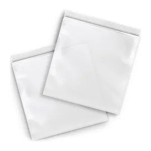 MMBM Resealable Poly Bag, 6x8 Inch, 1000 Pack, 4 Mil, Clear, Lock Seal Zipper, Reclosable Zip Plastic Baggies