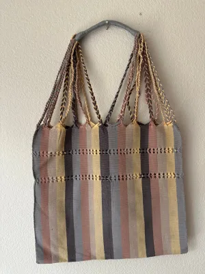 Multicolor Loom Tote Bag