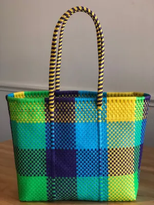 Multicolor Woven Tote