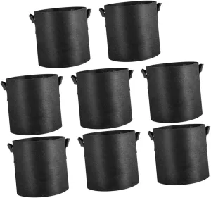 Non-Woven Plant Grow Bags 3 Gallon Vegetable Planter Potato Grow Bags Root Formation Promoting Breathable Fabric for Plants