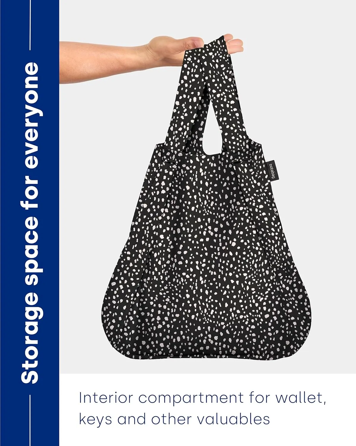 Notabag – 2 in 1 Backpack and Bag – Backpack waterproof – reusable grocery bags foldable