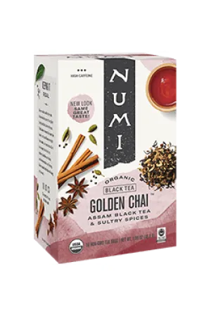 Numi Golden Chai Black Tea 18ct