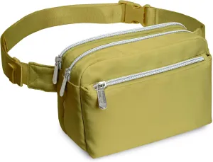 Olive Green Fanny Pack Belt Bag for Women I Cross Body Fanny Packs for Women - Crossbody Bags small Waist Bag Men - Fashion Waist Pack Bum Bag - Hands Free for Hiking, Running, Halloween & Travel