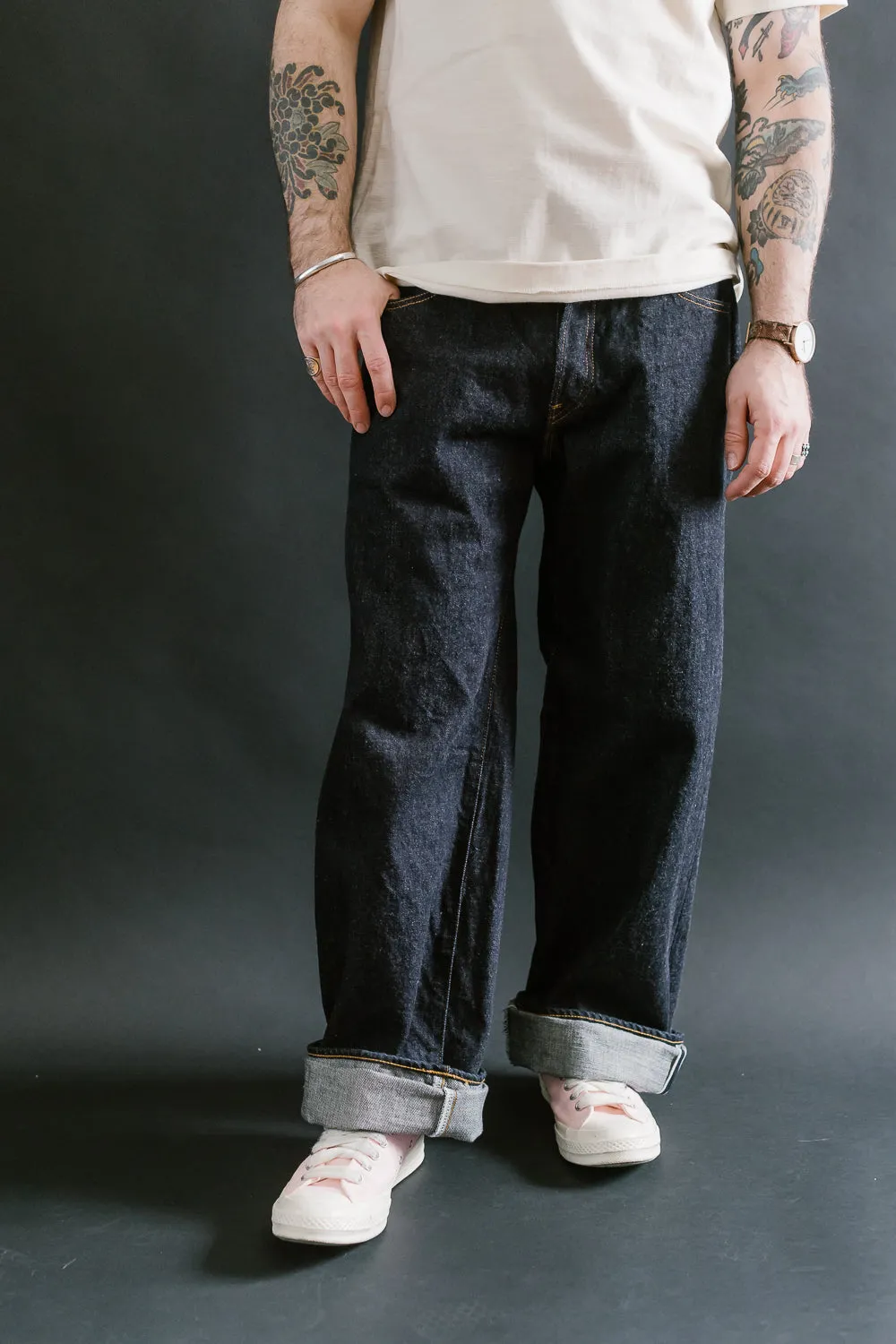 ONI-222 - 15oz "Low Tension" Jeans - Super Wide Straight