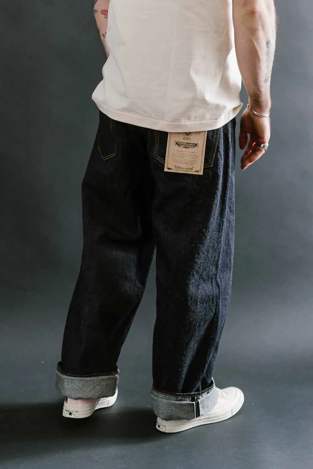 ONI-222 - 15oz "Low Tension" Jeans - Super Wide Straight