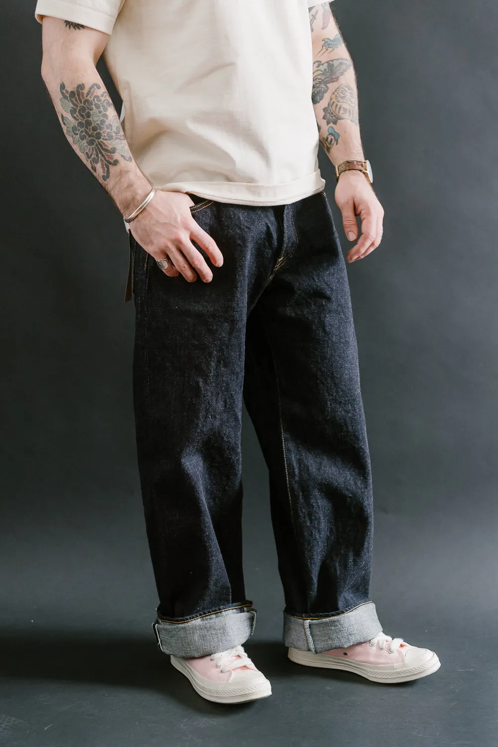 ONI-222 - 15oz "Low Tension" Jeans - Super Wide Straight