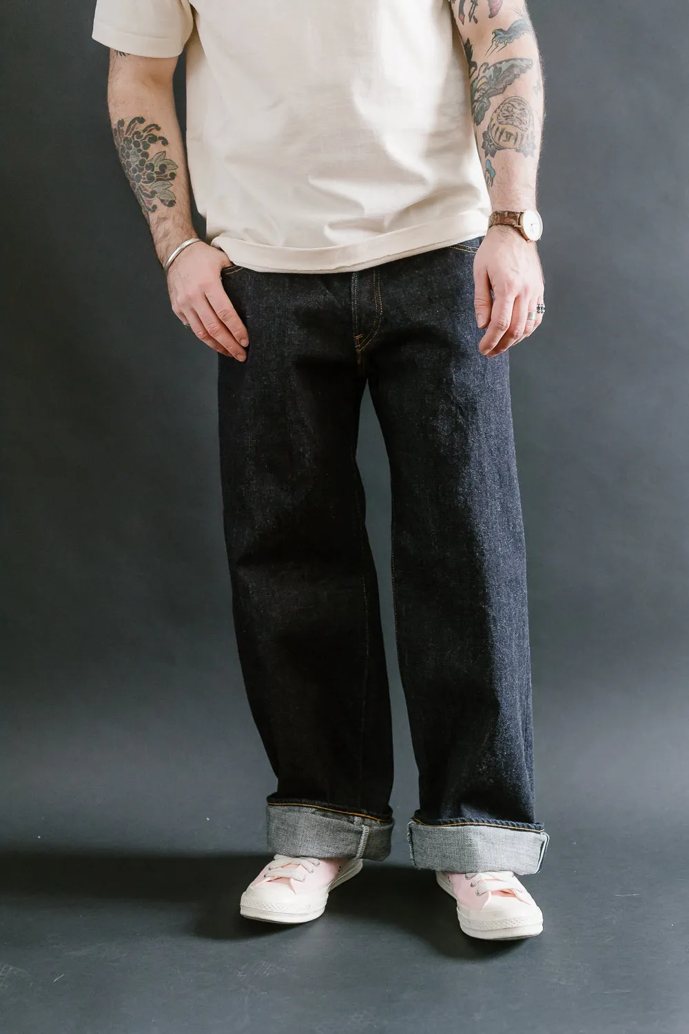 ONI-222 - 15oz "Low Tension" Jeans - Super Wide Straight