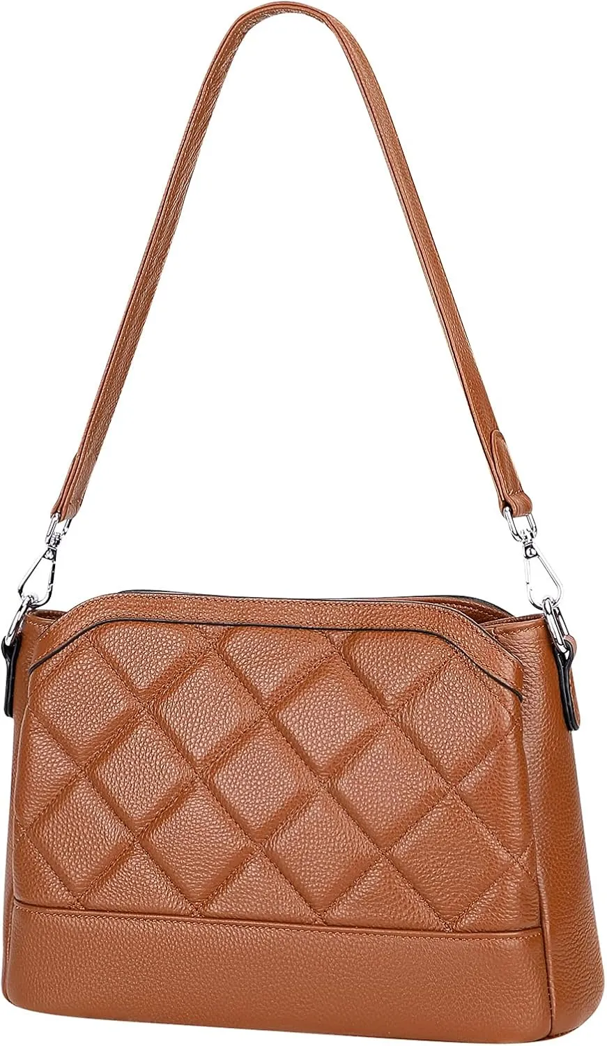 Over Earth Leather Crossbody Bags for Women Shoulder Purses Ladies Handbags
