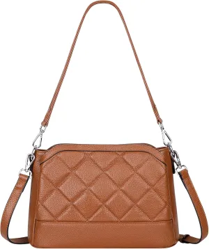 Over Earth Leather Crossbody Bags for Women Shoulder Purses Ladies Handbags
