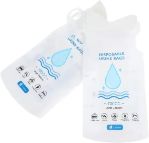 Pack Emergency Disposable Urinal Bags for Travel Camping Men Women Ml Vomit Bag Rapid Gel Formation Easy to Use for Ages