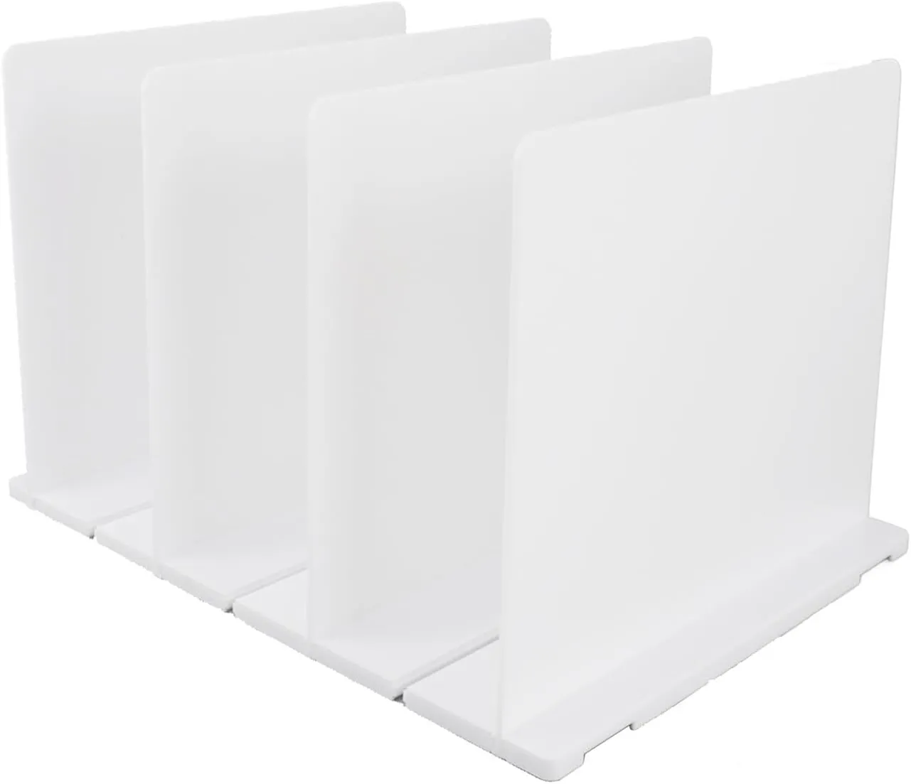 Partial Holder, ABS Material Tidy Classification Multifunctional Modern Simple Design Closet Divider Organizer Savings Saving for Books for Wallets (4 Divider Board)