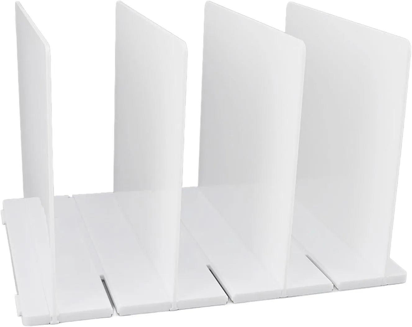 Partial Holder, ABS Material Tidy Classification Multifunctional Modern Simple Design Closet Divider Organizer Savings Saving for Books for Wallets (4 Divider Board)