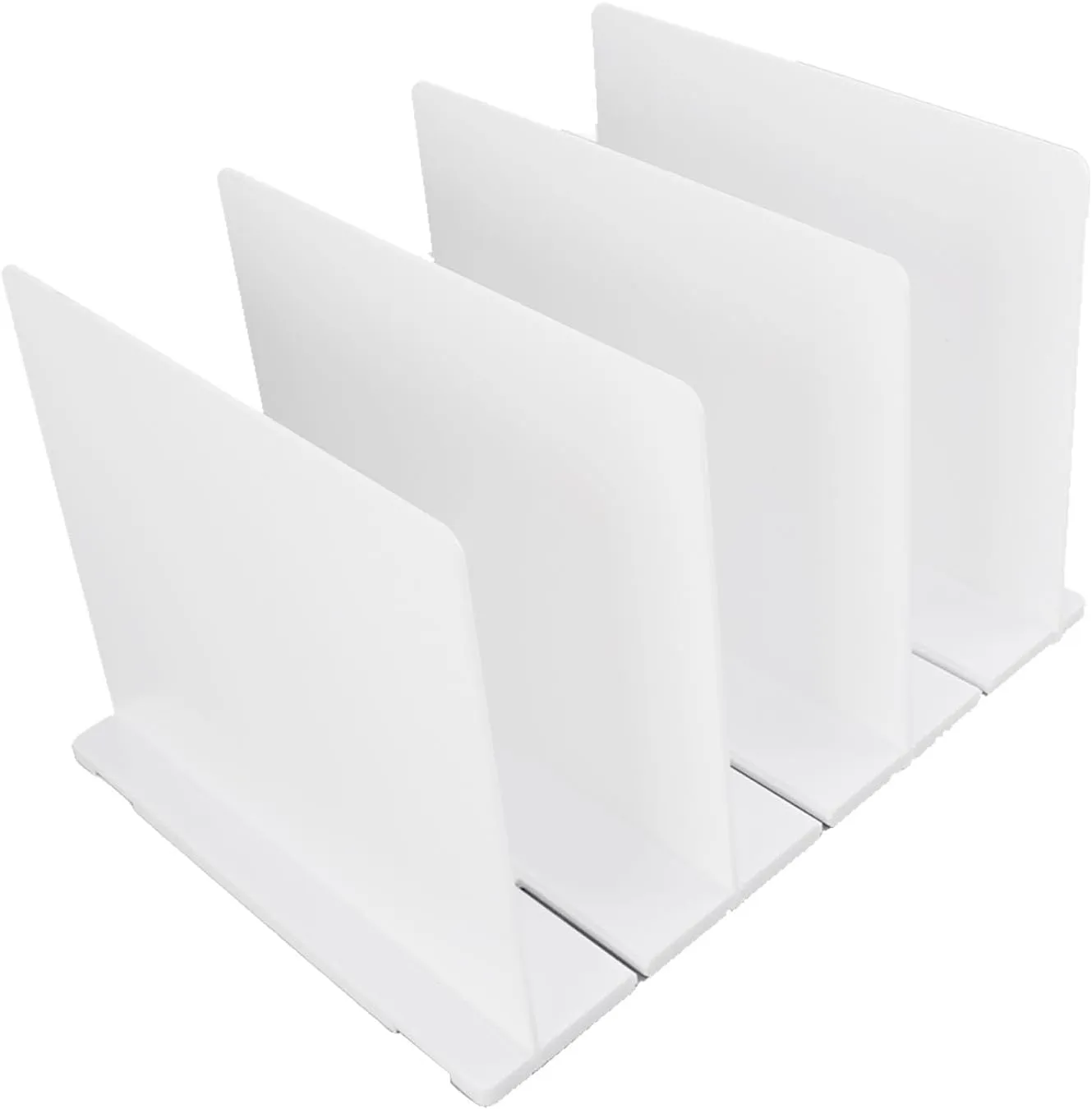 Partial Holder, ABS Material Tidy Classification Multifunctional Modern Simple Design Closet Divider Organizer Savings Saving for Books for Wallets (4 Divider Board)