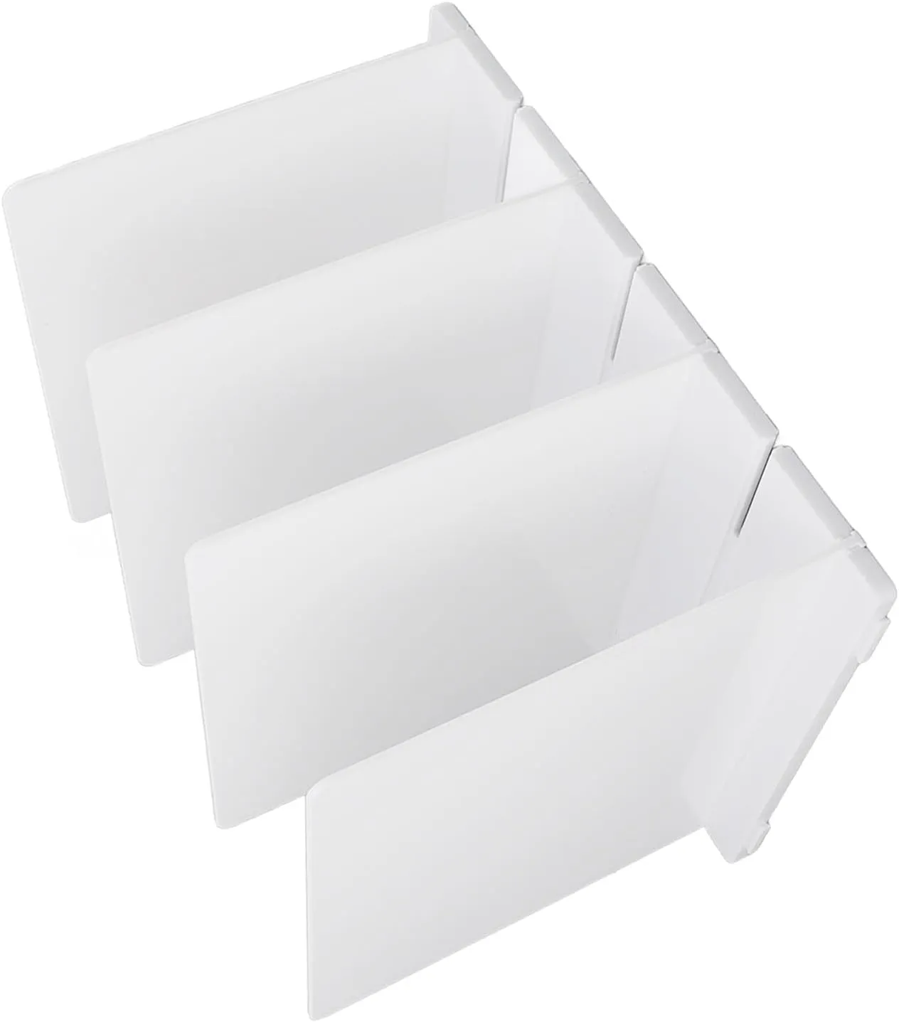 Partial Holder, ABS Material Tidy Classification Multifunctional Modern Simple Design Closet Divider Organizer Savings Saving for Books for Wallets (4 Divider Board)