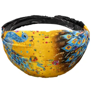 Peacock Gilded Plume Elasticated Headband