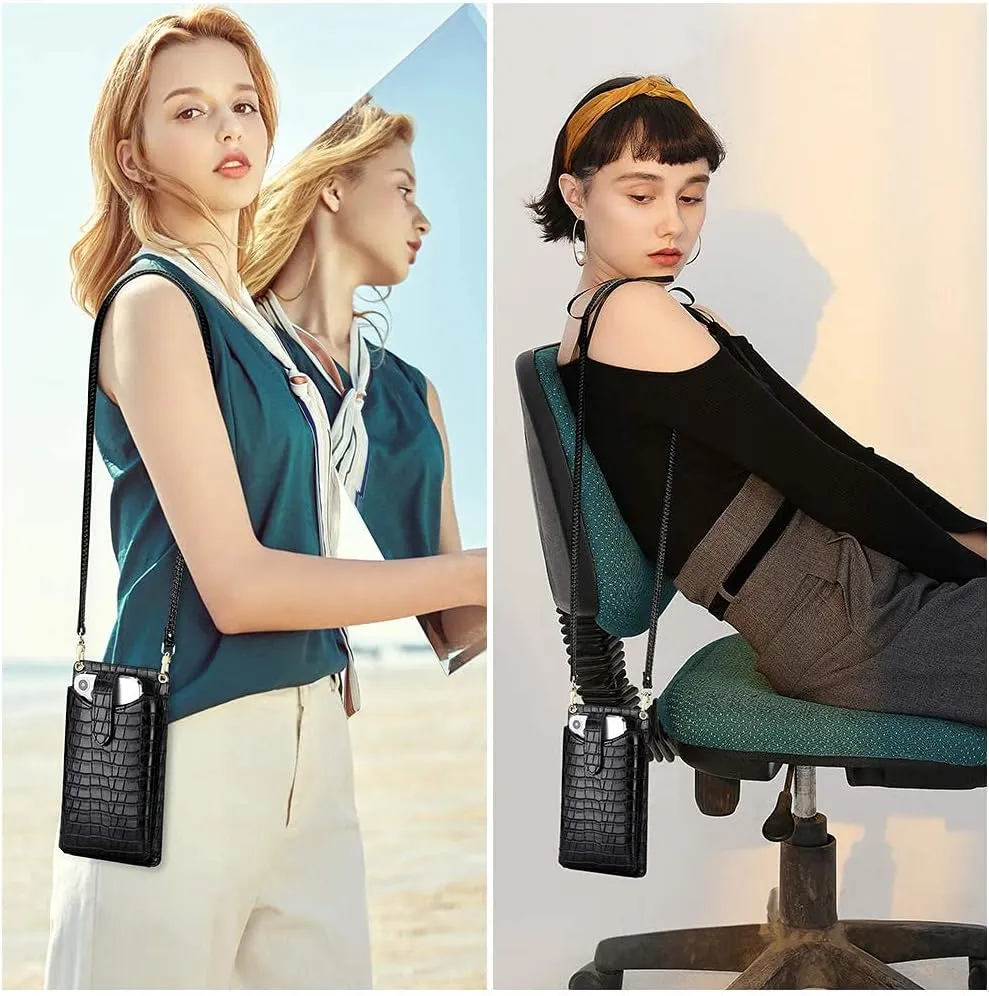 Peacocktion Small Crossbody Cell Phone Purse for Women, Lightweight Mini Small Crossbody Bags for Women with Card Slots