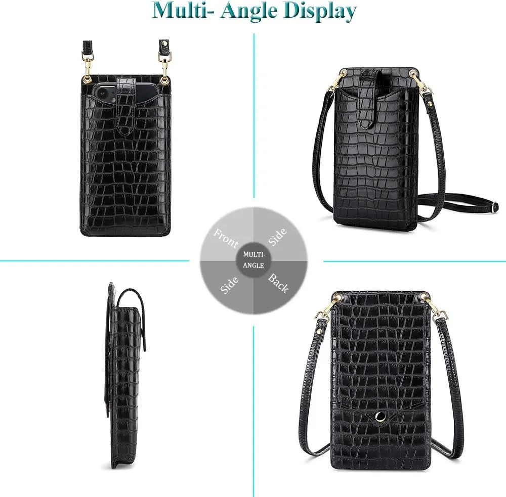 Peacocktion Small Crossbody Cell Phone Purse for Women, Lightweight Mini Small Crossbody Bags for Women with Card Slots