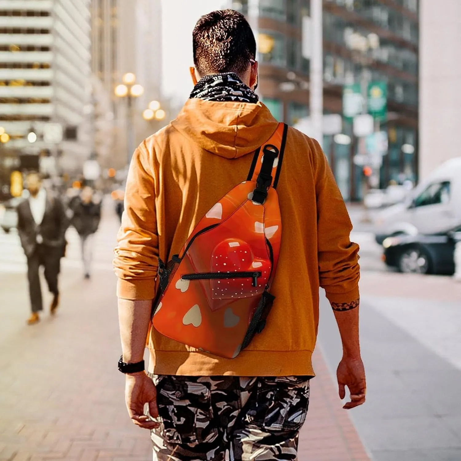 Plant Shape Sling Bag Crossbody Bags Cross Body Bag Fanny Packs Chest Bags Sling Purses for Travel