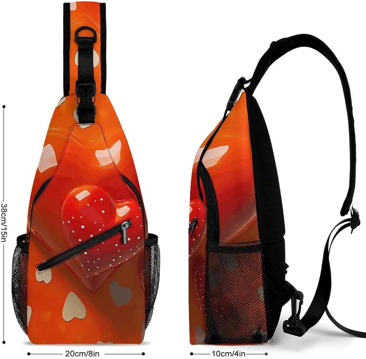 Plant Shape Sling Bag Crossbody Bags Cross Body Bag Fanny Packs Chest Bags Sling Purses for Travel