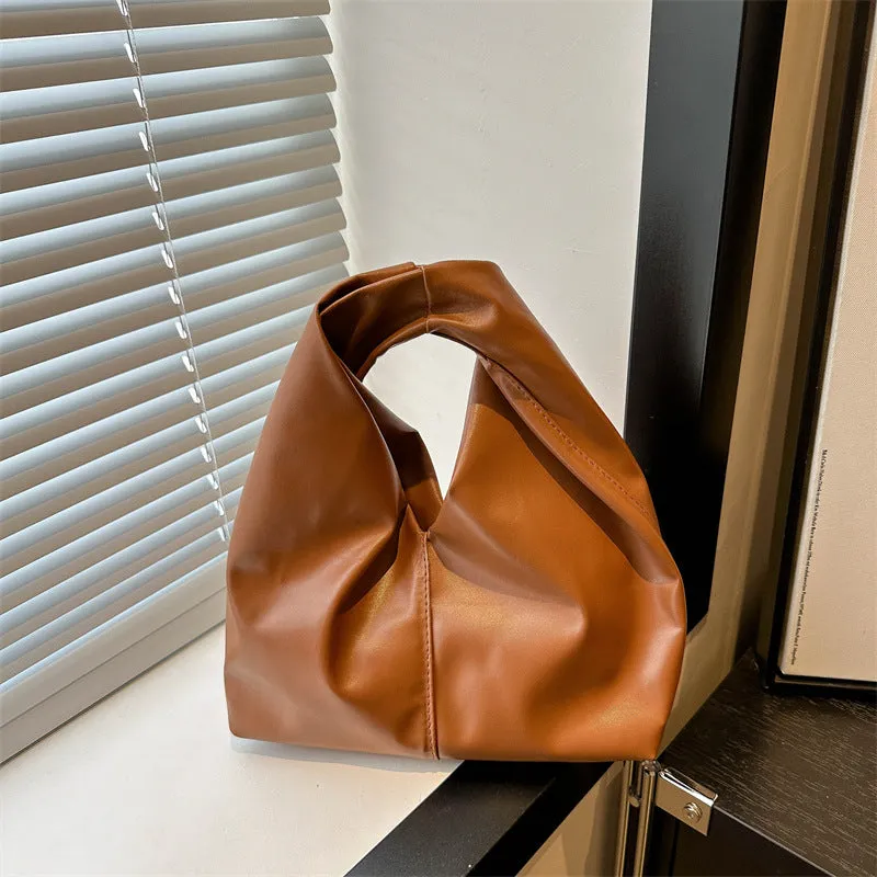 Pleated Cloud Trendy Unique Simple Portable Idle Style Shoulder Bags