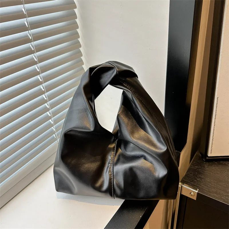 Pleated Cloud Trendy Unique Simple Portable Idle Style Shoulder Bags