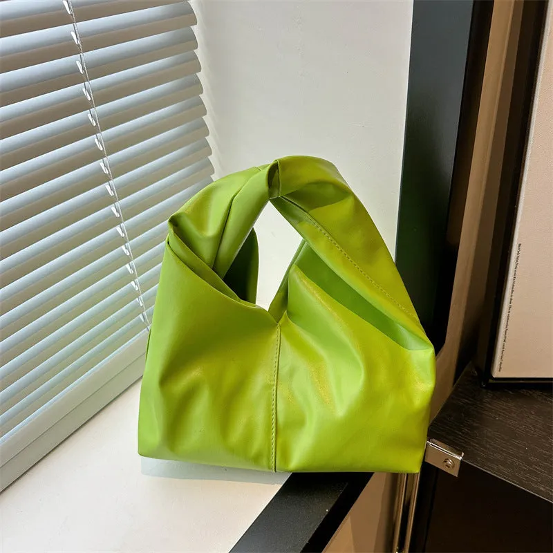 Pleated Cloud Trendy Unique Simple Portable Idle Style Shoulder Bags