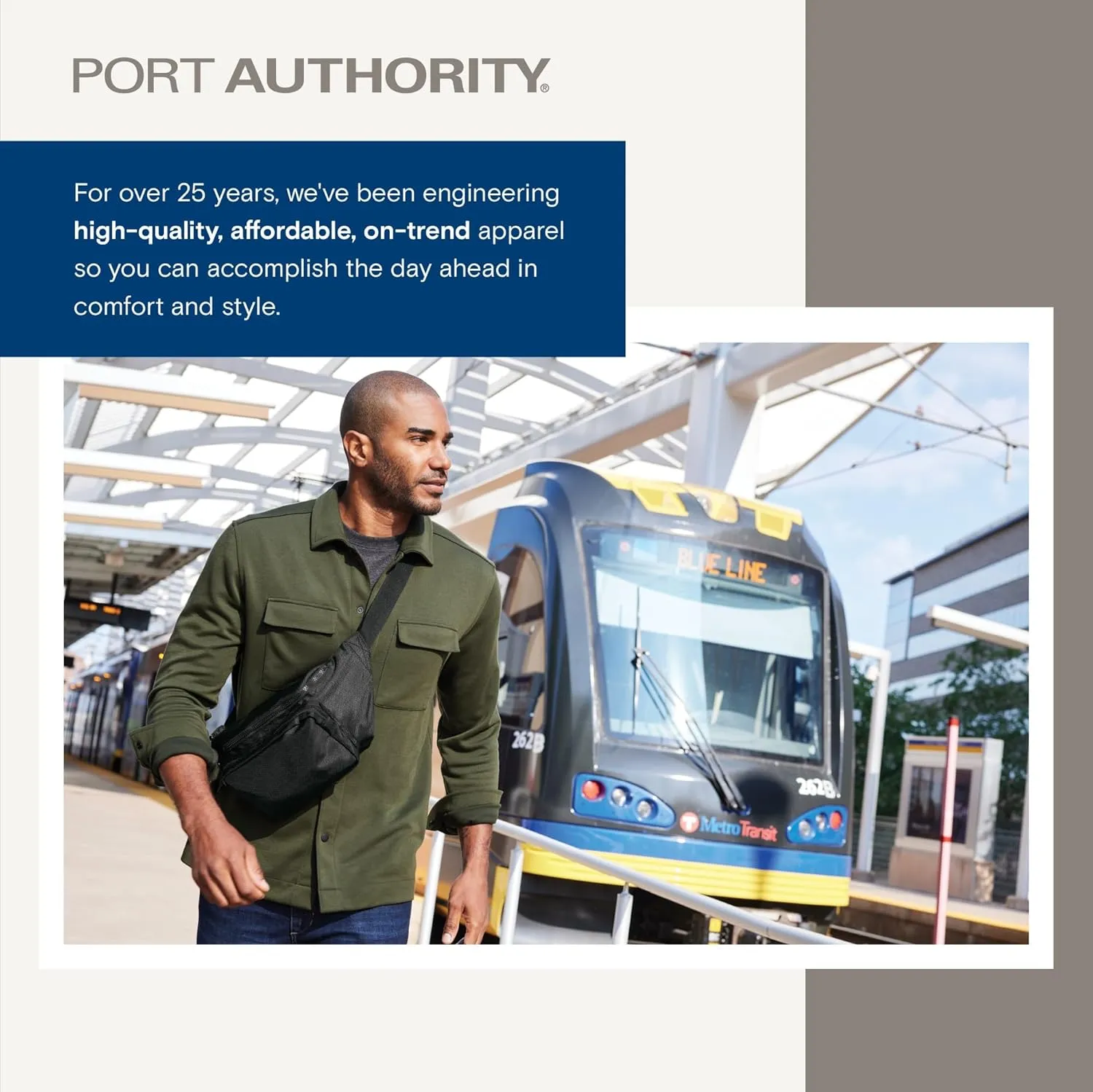 Port Authority - Ideal Twill Two-Tone Shopping Tote