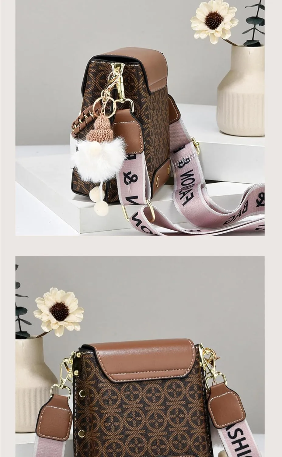 Portable crossbody bags, shoulder bags, fashionable casual travel bags, can store change, mobile phones, cosmetics, etc