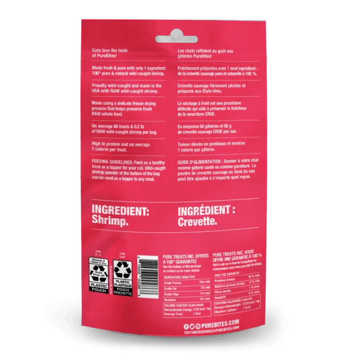 PureBites Shrimp Freeze Dried Cat Treats