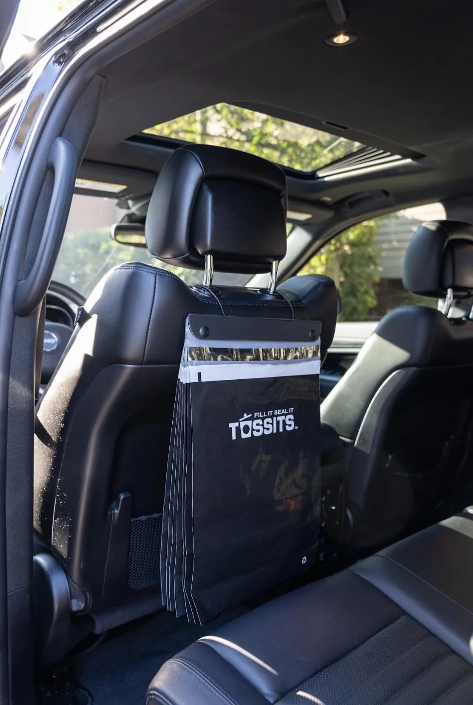 Recycled Disposable Trash Bag Car Garbage Bags (3 Sets of 7 Car Trash Bag) - Leakproof, Smell Proof Automotive Garbage Bag - Can Hang from Headrest - New Trash Can for Car or Vehicle