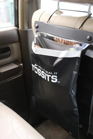 Recycled Disposable Trash Bag Car Garbage Bags (3 Sets of 7 Car Trash Bag) - Leakproof, Smell Proof Automotive Garbage Bag - Can Hang from Headrest - New Trash Can for Car or Vehicle