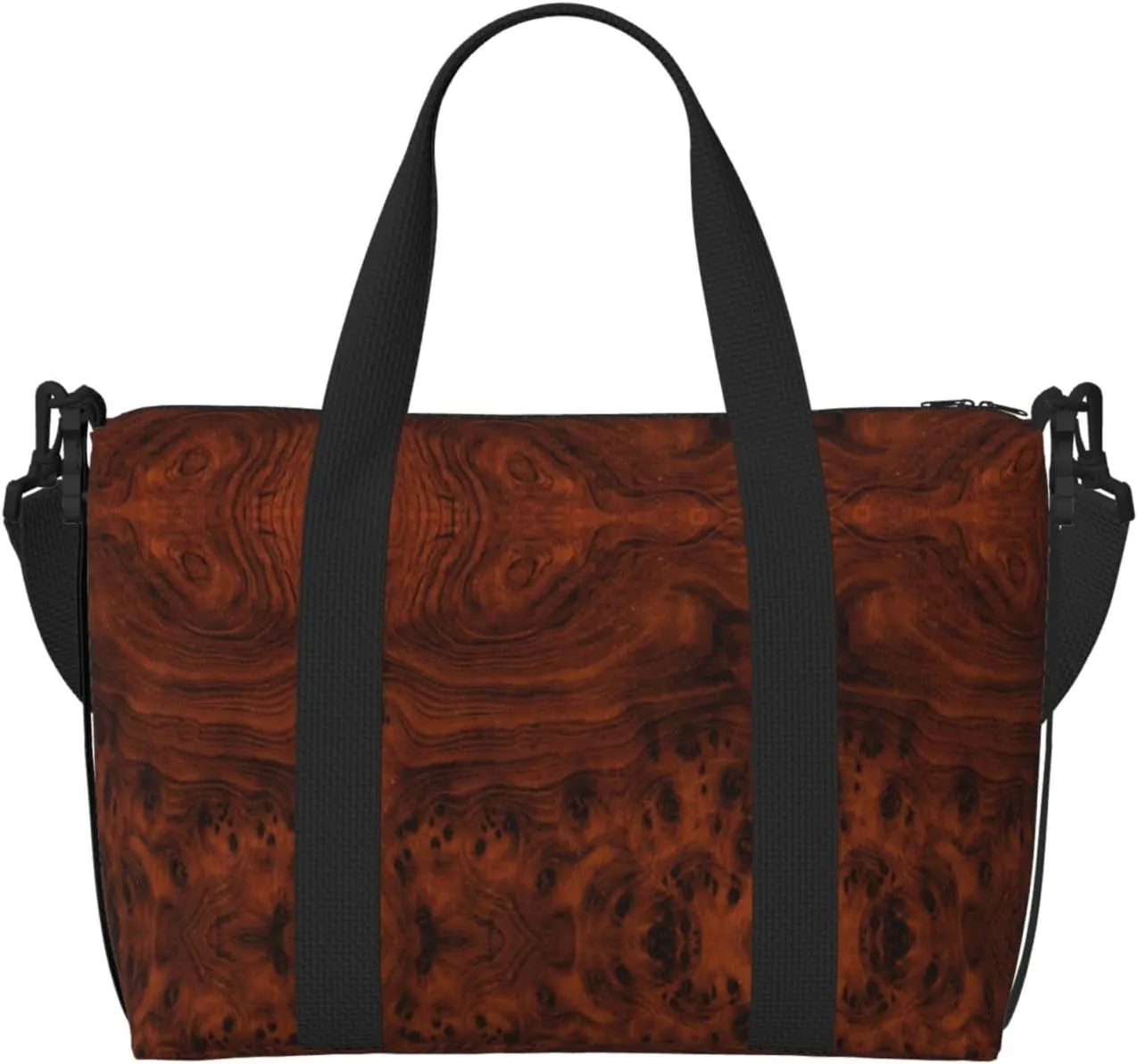 Red Wood. Duffel Bags for Traveling - Lightweight Personal Item Travel Bags for Women, Gym Bags for Men