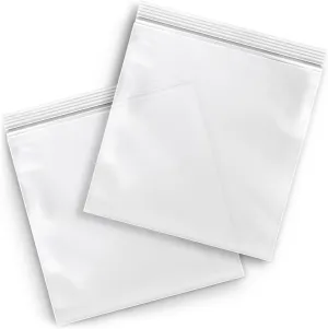 Resealable Poly Bags for Storage, 9 x 12 Inch, 1000 Pack, 4 Mil, Zipper Lock Closure, Reclosable Plastic Zip Bags, Plain