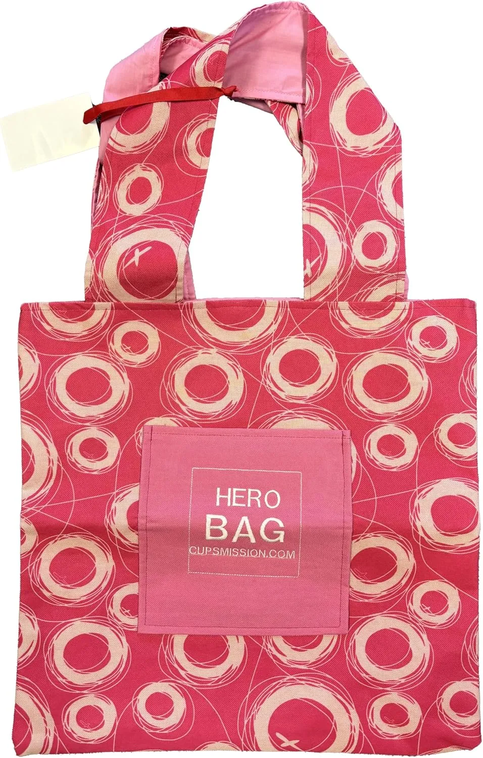 Reusable Shopping Bag, Lightweight Durable Tote with Handles, Large Capacity Eco-Conscious Cloth Bag