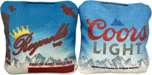 Reynolds Cornhole Bags - COORS Light Bags- The Rockies - ACL Pro Approved - Set of 4
