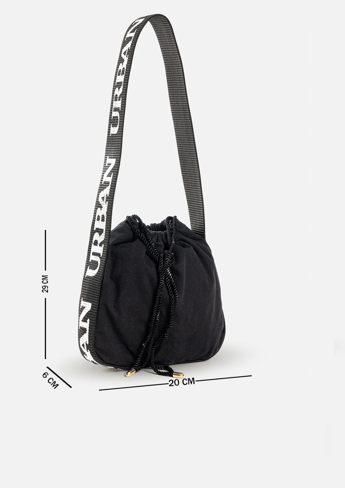 RODEO POUCH URBAN SHOULDER BAG BLACK