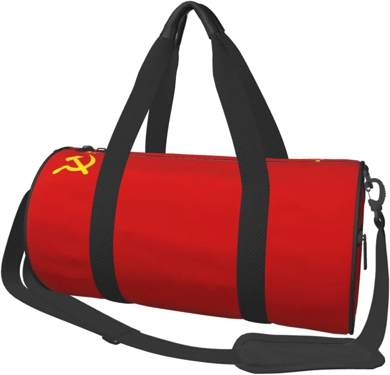 Round Duffle Bag Flag of The Soviet Unisex Travel Bag Duffle Bag