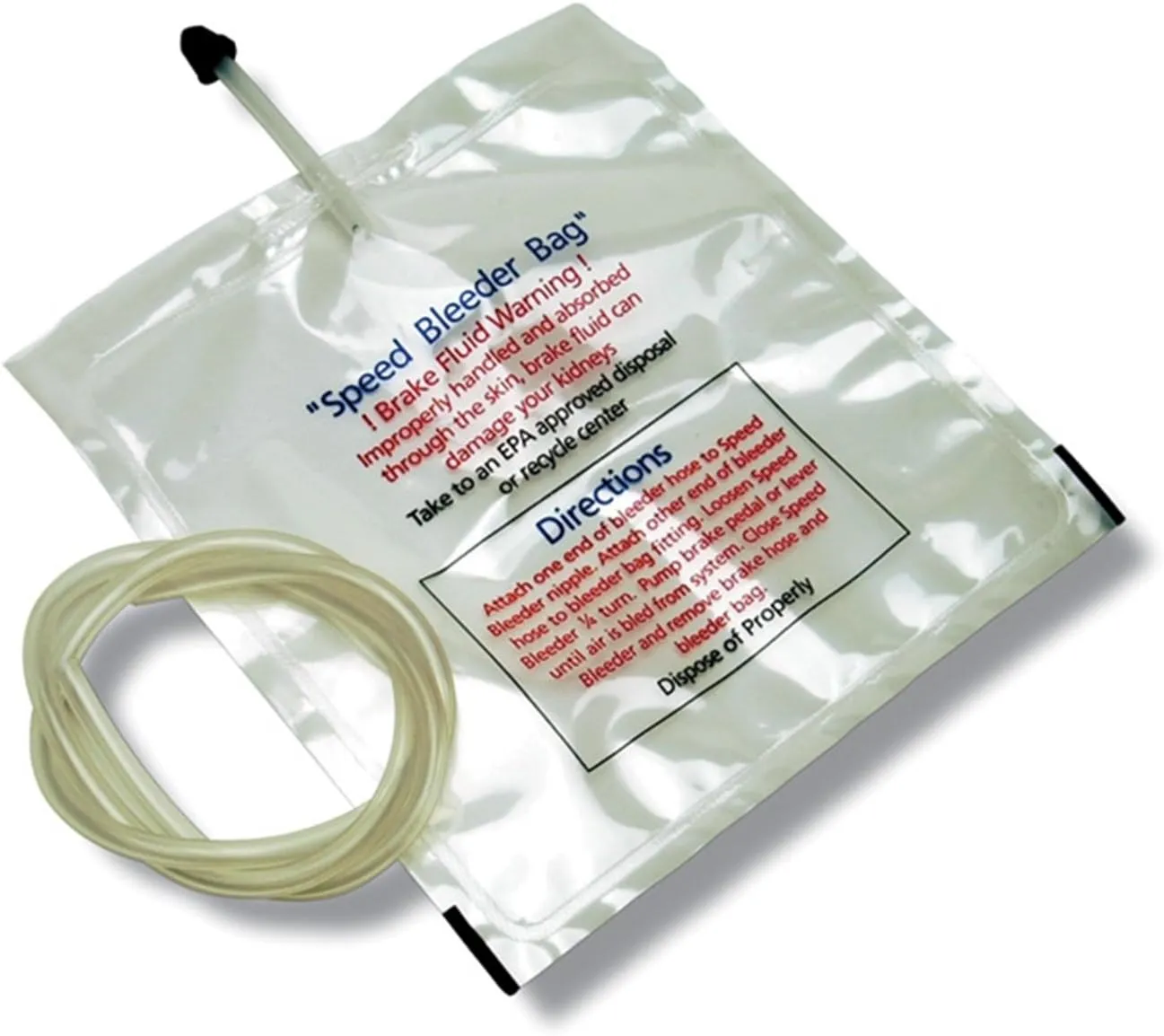 RUSSELL/EDEL Edelbrock 639500 Speed Bleeder Bag,Silver