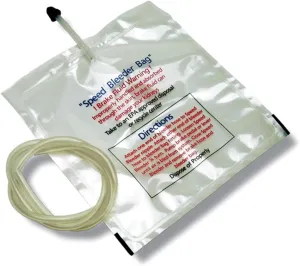 RUSSELL/EDEL Edelbrock 639500 Speed Bleeder Bag,Silver