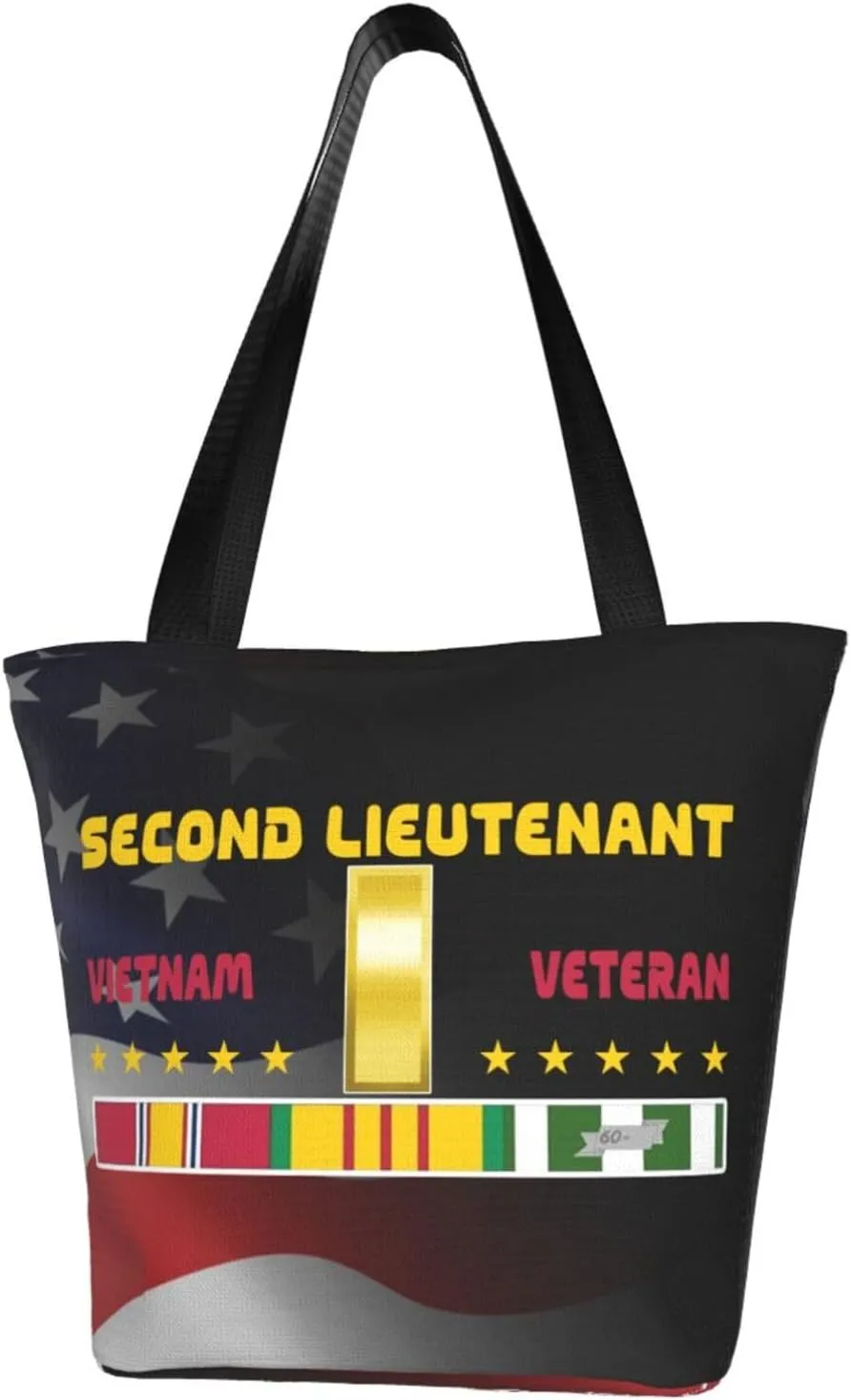 Second Lieutenant Vietnam Veteran Fashion Shoulder Bag Large Capacity For Man Or Woman