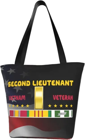 Second Lieutenant Vietnam Veteran Fashion Shoulder Bag Large Capacity For Man Or Woman
