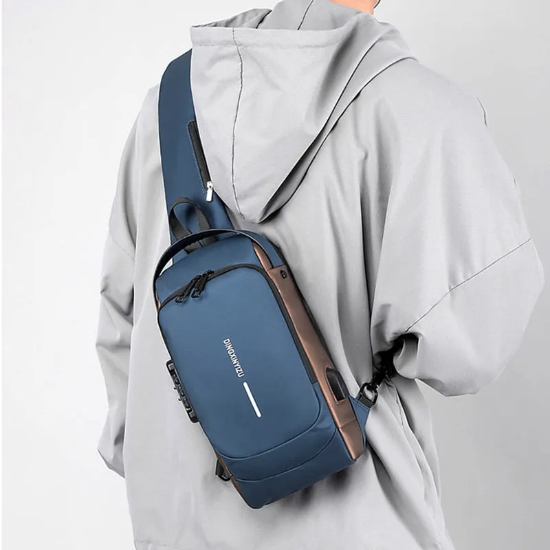Sentinel Sling Bag :  Secure, Sleek, Ready to Go