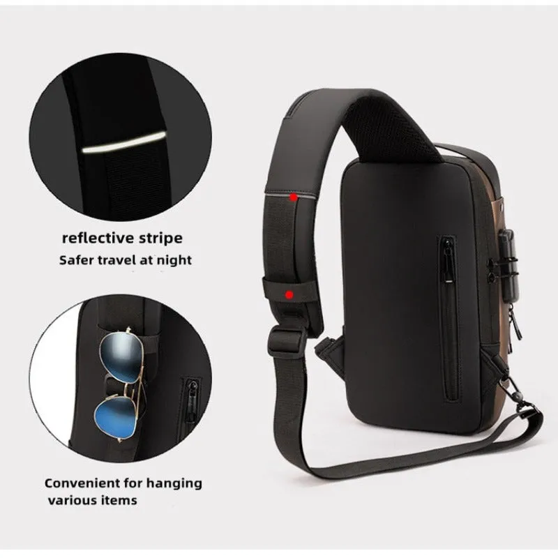 Sentinel Sling Bag :  Secure, Sleek, Ready to Go
