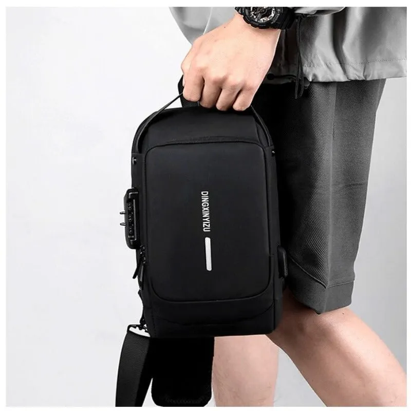 Sentinel Sling Bag :  Secure, Sleek, Ready to Go