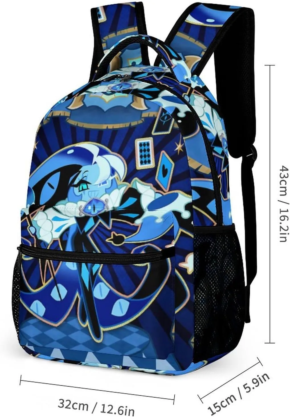 sha_dow Blue milk Backpack Large Capacity Laptop Bags Lightweight Multifunction Daypack for Daily/Work/Sport