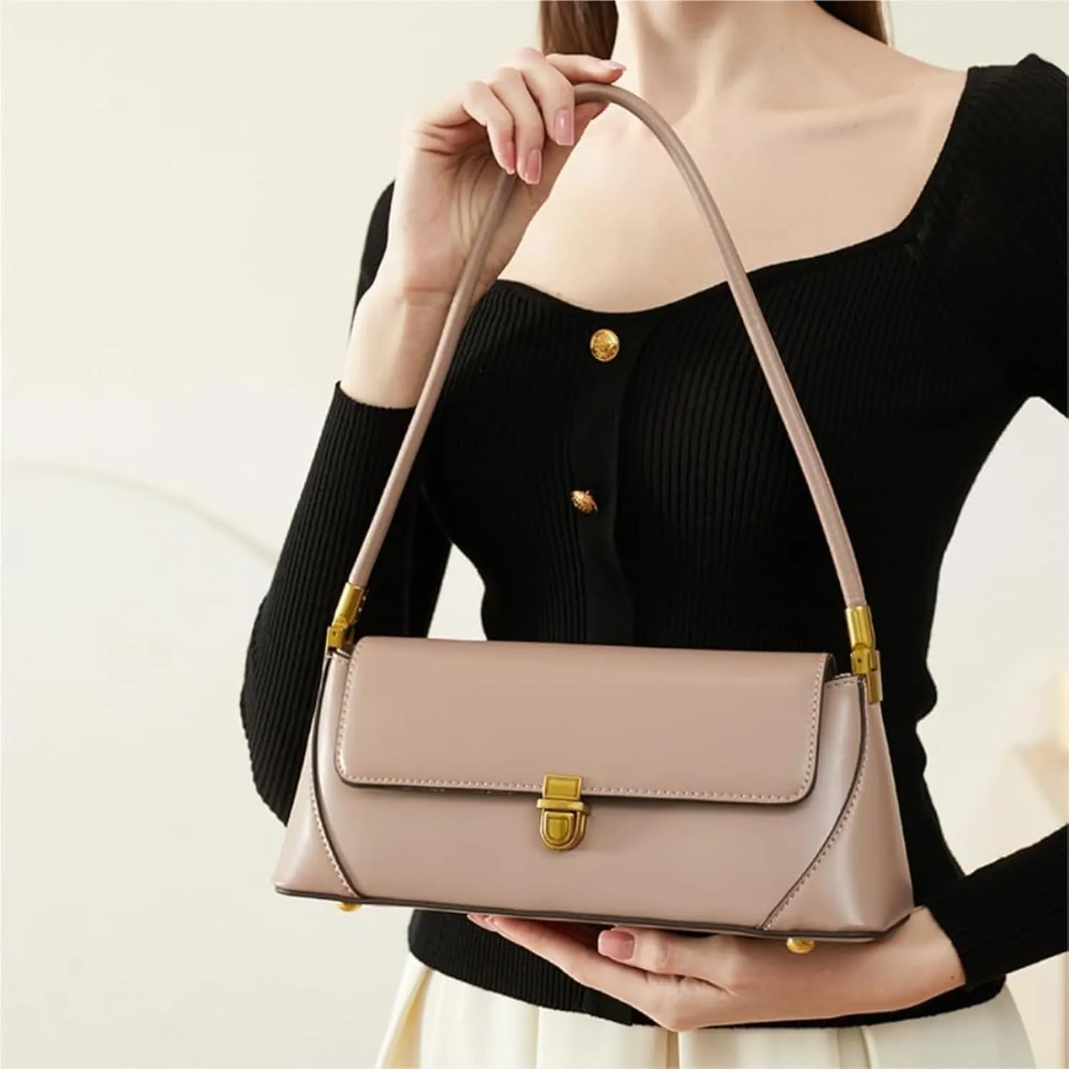 Shoulder Bags for Women,Vintage Handbag,French Style Shoulder Bag,Underarm Bag，satchel purse