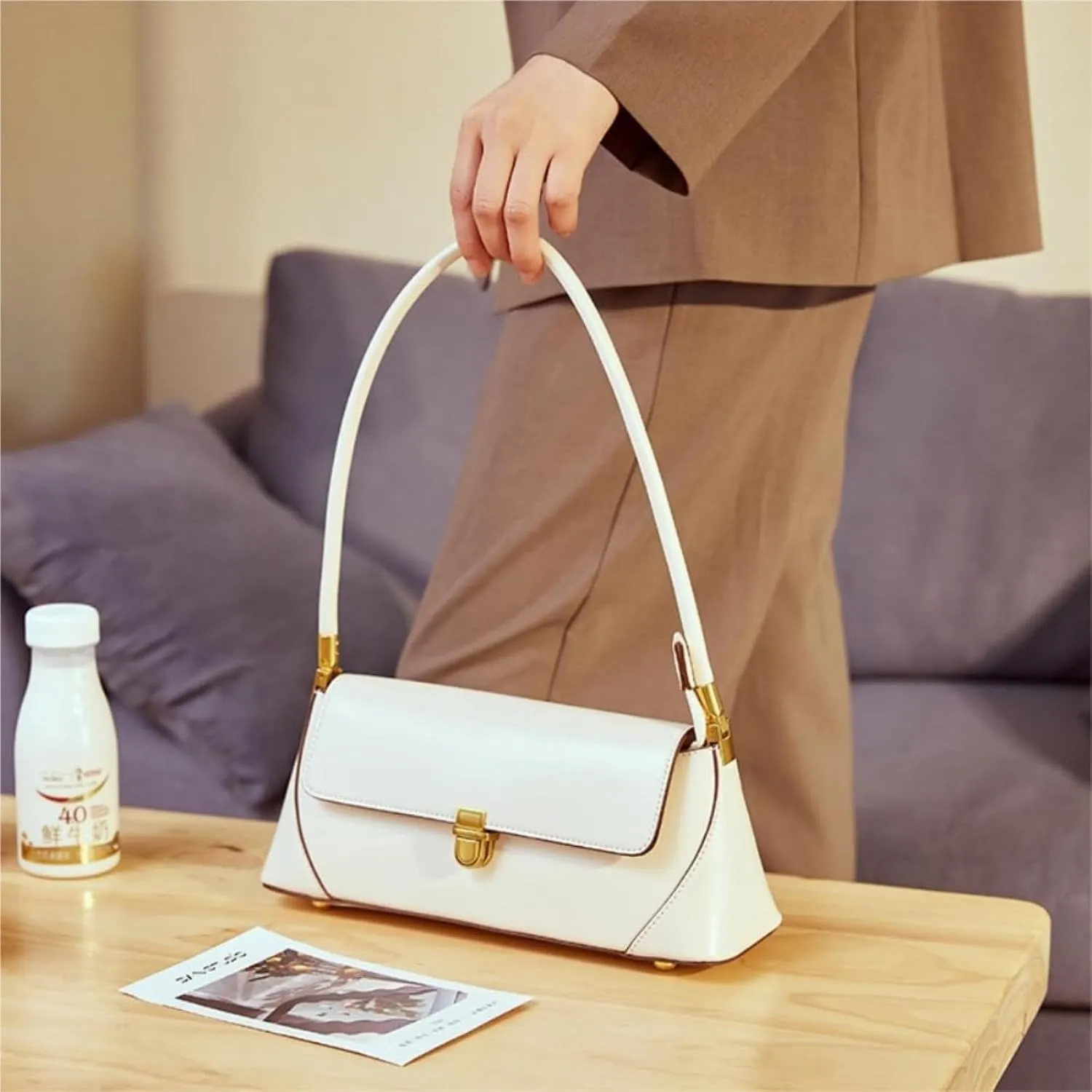 Shoulder Bags for Women,Vintage Handbag,French Style Shoulder Bag,Underarm Bag，satchel purse